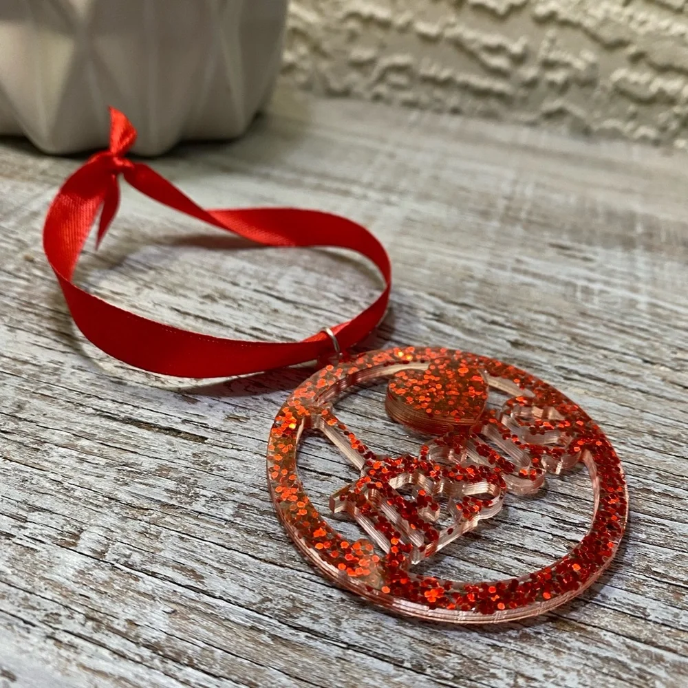 I 💗 Jesus Ornament - Jesus Christmas Ornaments Custom Color - Picture 10 of 14